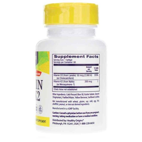 Vitamin D3 & K2, HLO